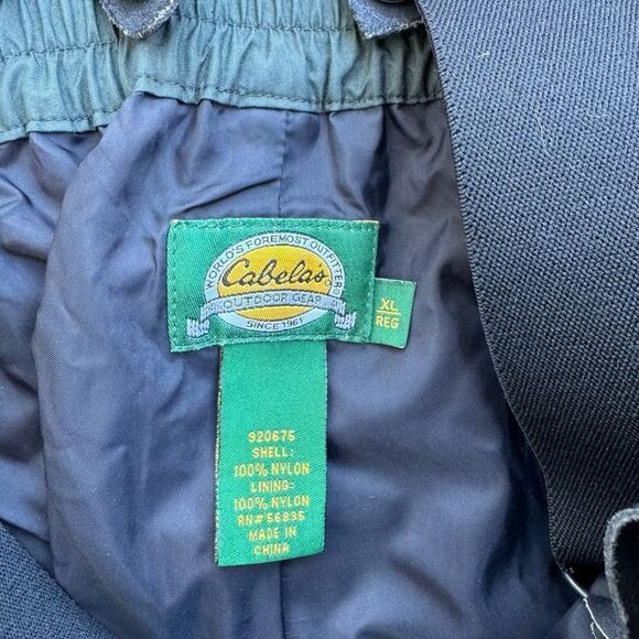 Cabela’s Goretex hunting bib overalls men’s size XL green - Picture 7 of 12
